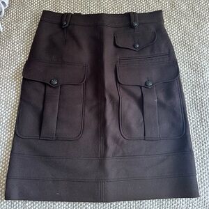 Balenciaga Paris Authentic Wool Vintage Pencil Skirt